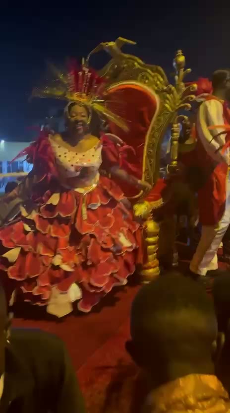 Seagull Band performers in carnival costume