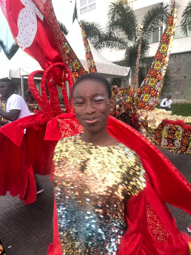Seagull performer carrying the colour and spectacle of Calabar to Lagos