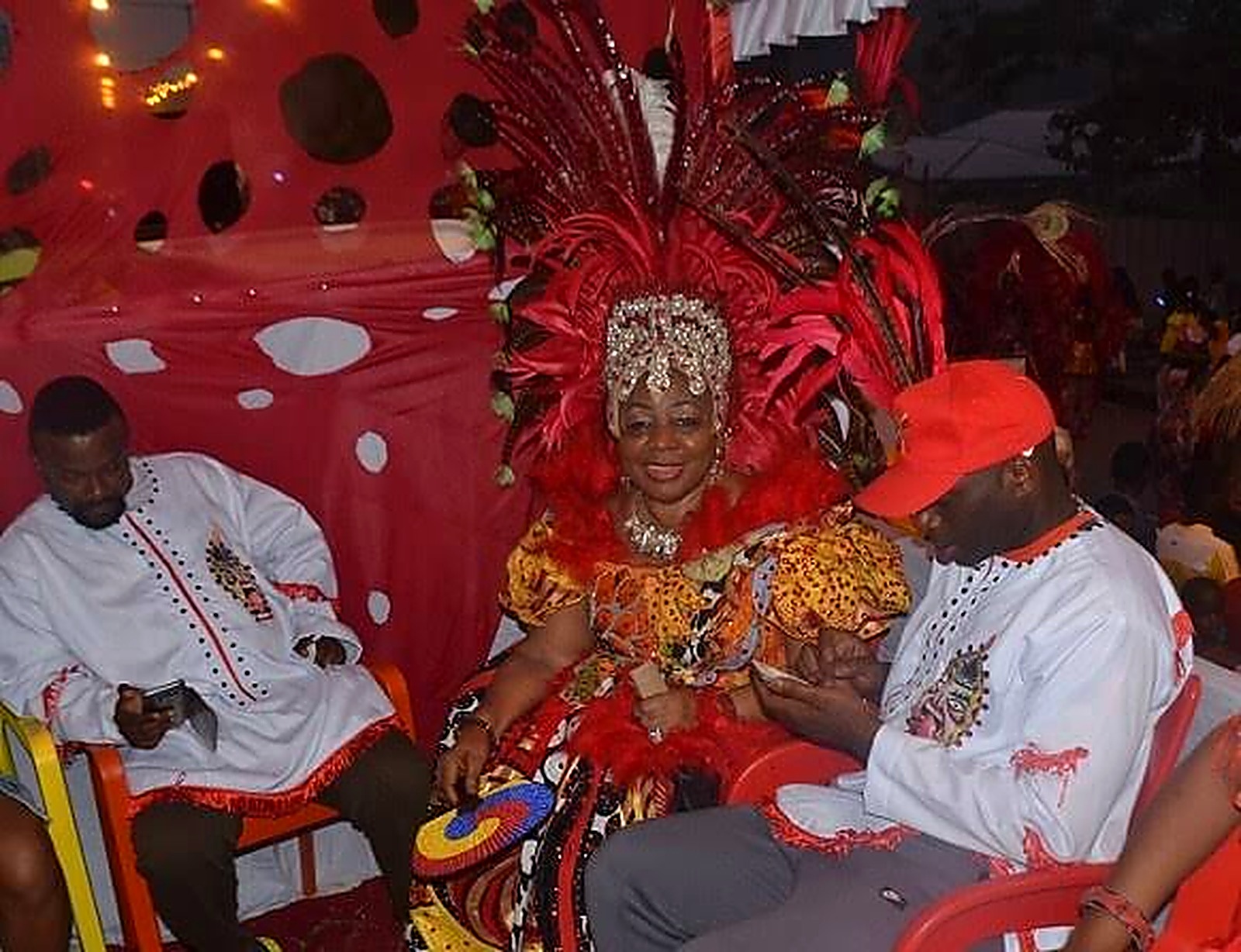 Seagull Band performers on the carnival route